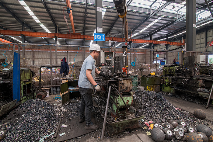 偃师网架配件-螺栓球加工车间